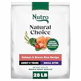 Nutro Natural Choice Small Bites Dry Dog Food, Salmon & Rice, 28 lb