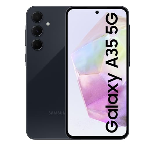 Samsung Galaxy A35 5G (Awesome Navy, 8GB RAM, 128GB Storage) | Premium Glass Back | 50 MP Main Camera (OIS) | Nightography | IP67 | Corning Gorilla