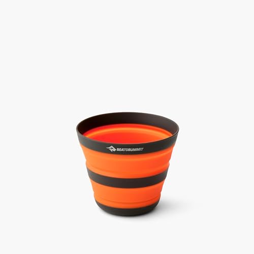 Sea to Summit Frontier Ultralight Collapsible 12 Ounce Camp Cup, Puffins Bill Orange