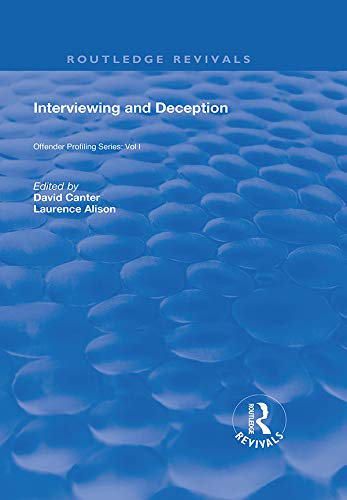 Interviewing and Deception book cover
