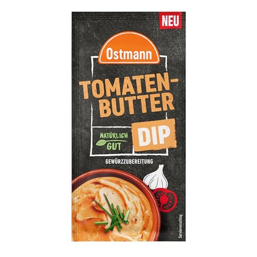 ⚡ BLITZDEAL (-55%) Ostmann Gewürze - Tomatenbutter Dip Gewürzmischung | Gewürz für selbstgemachte Tomatenbutter für Steaks, Grillfleisch, Grillgemüse | 100 % natürlichen Zutaten | 10 g im Beutel