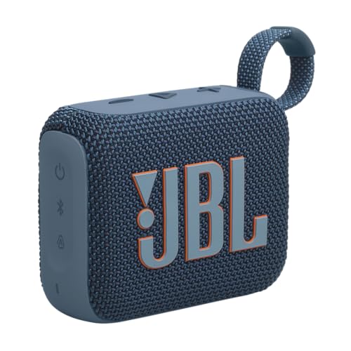 JBL, Caixa de Som, Go 4, Bluetooth, Portátil, Auracast, À Prova D'água e Poeira - Azul