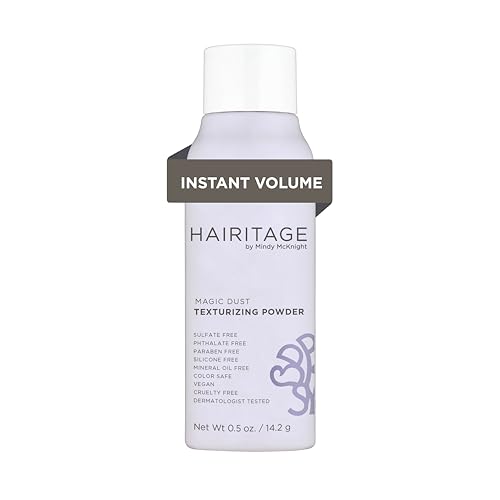 Hairitage Hair Texture Powder for Men and Women - Volumizing Hair Product - Texturizing Powder for Fine Hair - Add Texture to Any Hair Style or Hair Type, Weightless Formula - Vegan + Cruelty-Free