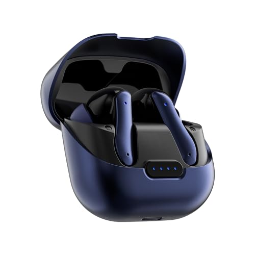 amazon basics TWS in-Ear Earbuds (AB-T01B) with Fast Charging up to 80 Hours of Playtime | Dual 10mm Driver | IPX4 Water-Resistance | Bluetooth 5.3 | 