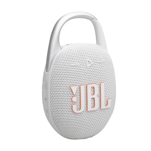 (-28%) JBL Clip 5 - Grau – Tragbare Bluetooth-Lautsprecher-Box Pro Sound, tiefem Bass und Playtime-Boost-Funktion – Wasserfest und staubfest – 12 h Laufzeit