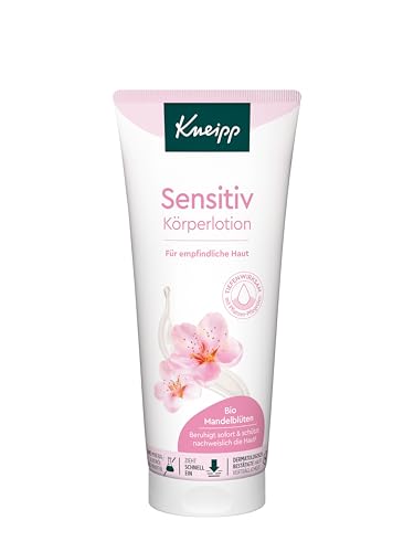 (-28%) Kneipp Sensitiv Körperlotion - Bodylotion mit Bio Mandelblütenextrakt für empfindliche Haut - Schnelleinziehende, leichte Textur verleiht der Haut ein samtweiches und gepflegtes Gefühl - 200ml