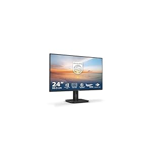 Philips 24E1N1100A Monitor 23.8 Pulgadas FHD, 120Hz, IPS, 1 MPRT, Adaptive Sync., Altavoces (1920x1080, 1x HDMI 1.4), Negro
