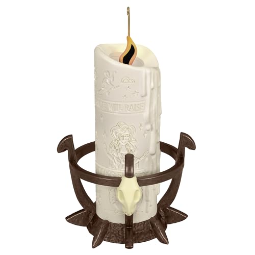 Hallmark Keepsake Halloween Ornament 2024, Disney Hocus Pocus Summoning the Sanderson Sisters With Light and Motion, Gifts for Disney Fans