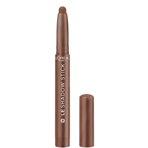 L'Oreal Paris Makeup Le Shadow Stick Eyeshadow, Blendable, Smudge-Resistant, Cream Eyeshadow, Brown Bliss, 0.05 Oz