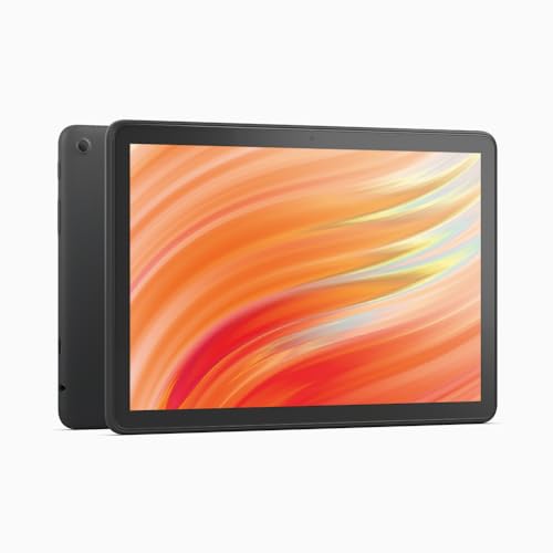 🔥 STARKER PREIS (-48%) Zertifiziert und generalüberholt Fire HD 10-Tablet, brillantes 10,1-Zoll-Full-HD-Display, Octa-Core-Prozessor, 3 GB RAM, bis zu 13h Akkulaufzeit, 32 GB, schwarz, mit Werbung