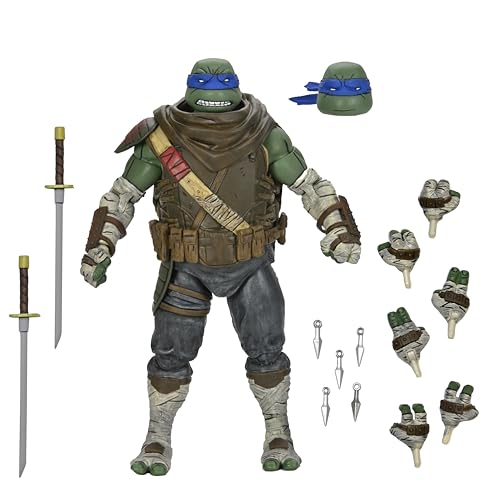 NECA Teenage Mutant Ninja Turtles (The Last Ronin) - 1:7 Scale Collectible Action Figure, Ultimate Leonardo