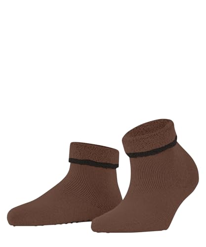 🔥 STARKER PREIS (-49%) ESPRIT Damen Stoppersocken Cozy W Hp Wolle rutschhemmende Noppen 1 Paar, Braun Cinnamon 5862, 35-38