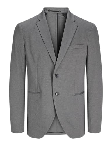 ⚡ BLITZDEAL (-79%) JACK & JONES Herren Jjejaxon Jersey Blazer Anzugjacke, Dark Grey Melange/Fit:slim Fit ,46