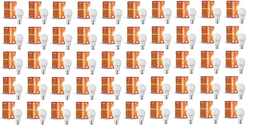 2.9W B22 LED Cool White Bulb, Pack of 50