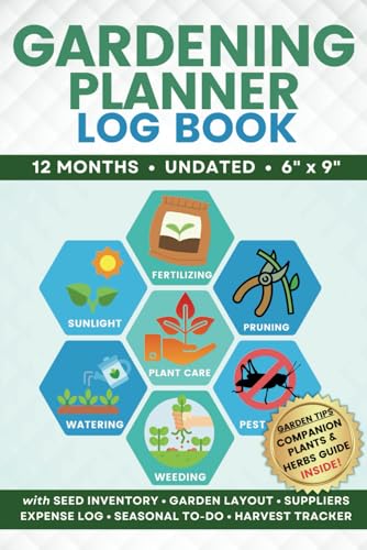 Gardening Journal Planner cover
