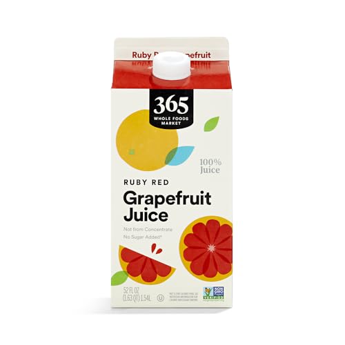 365 By Whole Foods Market, Ruby Red Grapefruit Juice, 52 Fl Oz