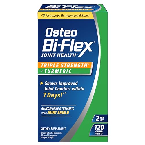 Osteo Bi Flex Glucosamine Triple Strength Plus Turmeric Supplement