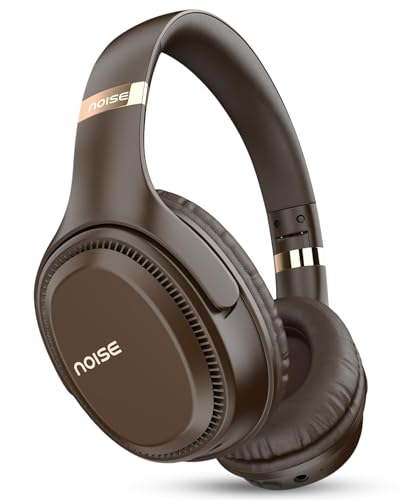 Noise Airwave Max 3 Bluetooth On Ear Headphones with 70H Playtime, 40mm Driver, Low Latency(up to 45ms),Dual Pairing, BT v5.3 (Dark Brown)
