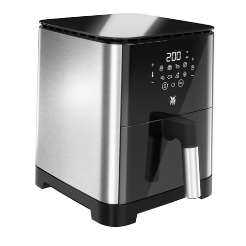 ⚡ BLITZDEAL (-21%) WMF Multi Taste Heißluftfritteuse, Airfryer, 1550 W, 4,6l für 2-4 Personen, gesundes Frittieren, Dörren, Grillen, Heissluftfriteuse mit 8 Programmen, 4,6 LIter Air Fryer, schwarz