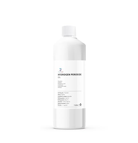 True Chem - Hydrogen Peroxide 6% Solution, 20 Vols, 1 Litre