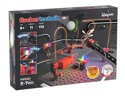 (-19%) fischertechnik E-Tec Elektro-Baukasten für Kinder ab 8 Jahren, 11 Modelle