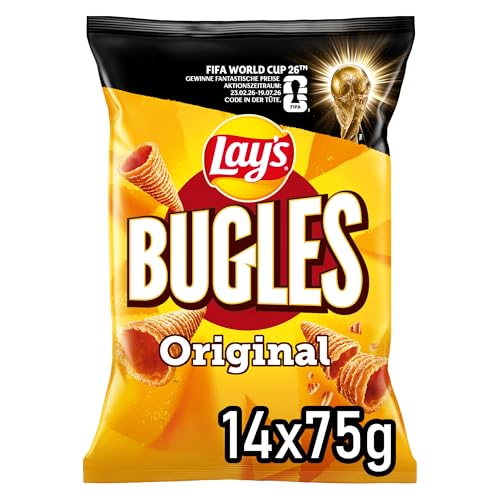 🔥 STARKER PREIS (-35%) Lay's Bugles Original 14 x 75G (Verpackungsdesign kann abweichen)