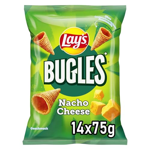 🔥 STARKER PREIS (-35%) Lay's Bugles Nacho Cheese 14 x 75G (Verpackungsdesign kann abweichen)