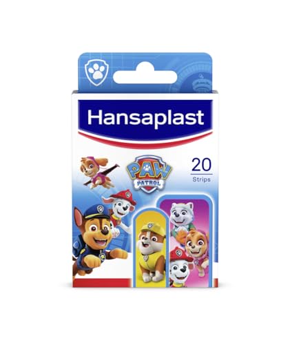 (-26%) Hansaplast Kids Paw Patrol Kinderpflaster (20 Strips), Wundpflaster mit bunten Paw Patrol Motiven zum Aufmuntern, schmerzlos zu entfernendes Pflaster Set