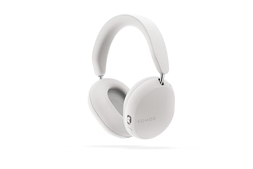Sonos Ace | Noise Cancelling Wireless Over-Ear Headphones with Bluetooth, 30-Hour Battery Life, Spatial Audio, Dolby Atmos, Dynamic Head Tracking - White