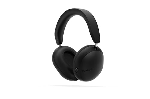 Sonos Ace | Noise Cancelling Wireless Over-Ear Headphones with Bluetooth, 30-Hour Battery Life, Spatial Audio, Dolby Atmos, Dynamic Head Tracking - Black