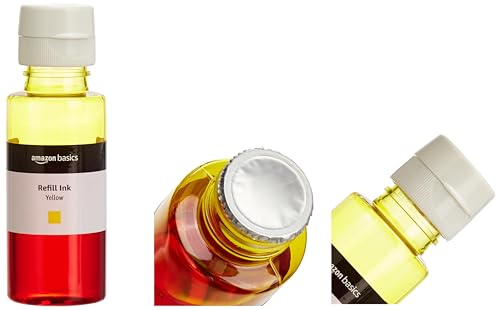 Amazon Basics GT52 Ink Bottle | 70ml | for GT 5810,GT 5820,GT 5811,GT 5821, WL 415,WL 418,315,318,WL 419,319,WL 410,310 (Yellow)