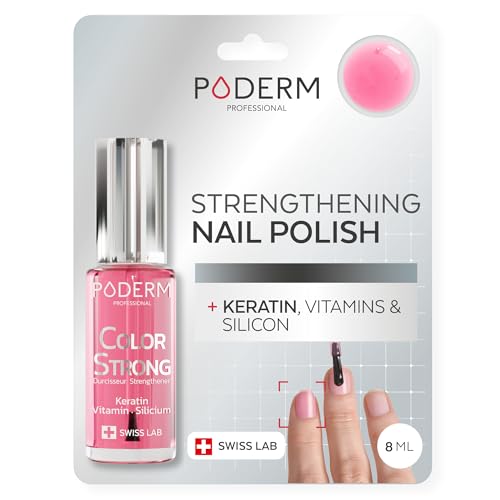 (-37%) PODERM Nagelhärter Lack - Gloss Shine | Repariert und Stärkt durch Semipermanenten Nagellack Geschädigte und Geschwächte Nägel | Biotin und Keratin | Entwickelt von einem Podologen in der Schweiz