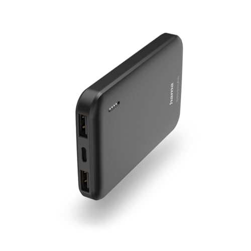 🔥 STARKER PREIS (-30%) Hama Power Pack 5000 mAh, externer Akku mit 2X USB A, LED-Anzeige, klein