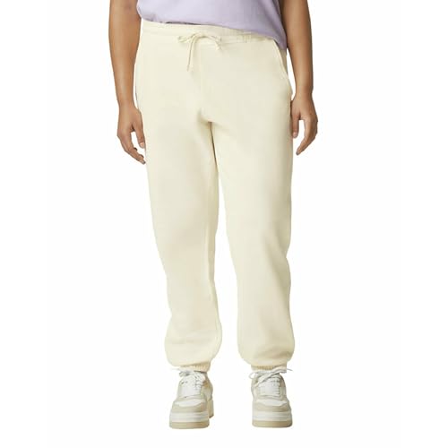 Comfort Colors Adult Lightweight Cotton Sweatpants with Pockets, Style G1469, Ivory, X-Large