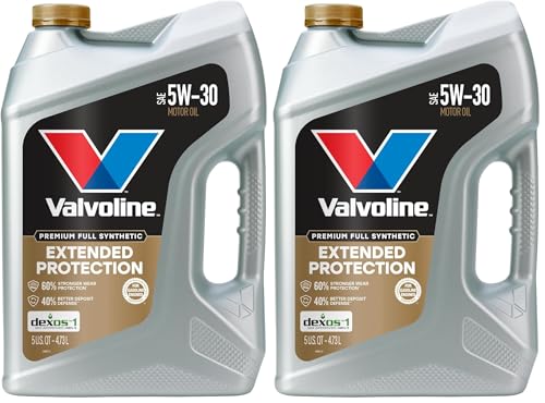 Valvoline Extended Protection Full Synthetic Motor Oil SAE 5W-30 5 QT (Pack of 2)