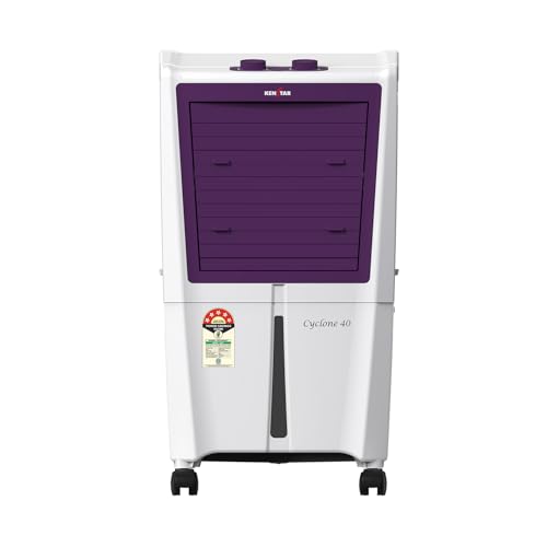 Kenstar CYCLONE HC 40L Personal Air Cooler|Honeycomb Pad|High Speed Fan|45 Ft Powerful Air Throw|Inverter Compatible|1-Yr Product Warranty+5-Yr Warran