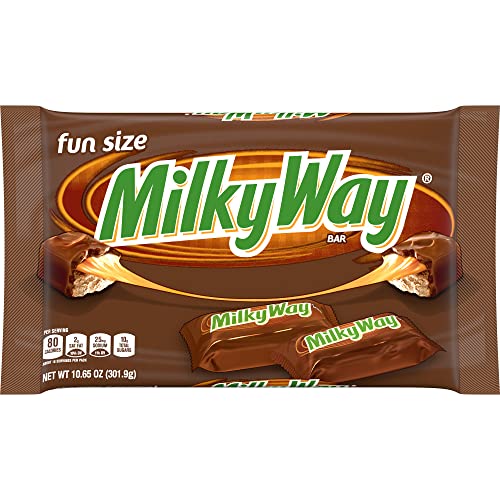 MILKY WAY Milk Chocolate Candy Bars, Fun Size Candy Chocolate, 10.65 oz