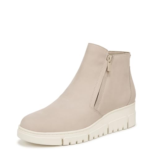 Vionic Womens Uptown Sur Ankle Boot Oatmeal Tan Nubuck 11 M