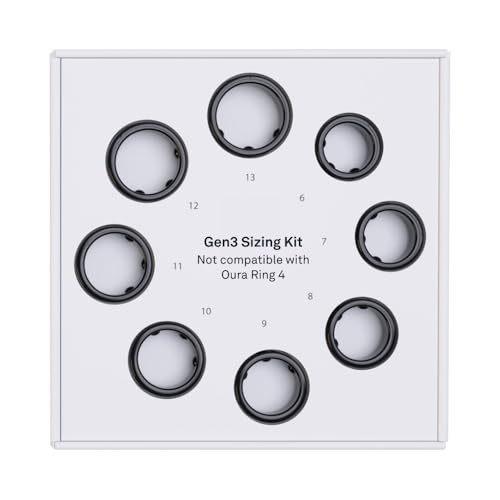 Oura Ring Gen3 Sizing Kit - Size Before You Buy The Oura Ring Gen3 - Unique Sizing, Not Standard US Ring Sizes - Receive Credit for Purchase