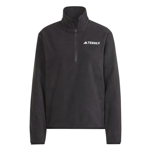 (-10%) adidas Women's Terrex Multi Essentials Half Zip Fleece Jacket, Black, M