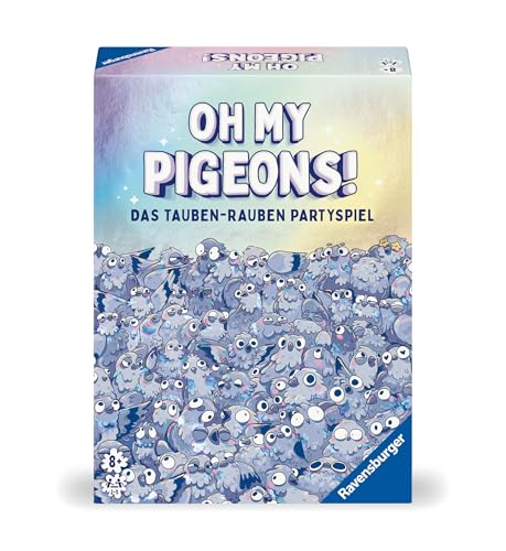 Ravensburger 22688 – Oh My Pigeons! – The Pigeon Robber Party Game – Card Game and Party Game for 2-5 People from 8 Years, Board Game