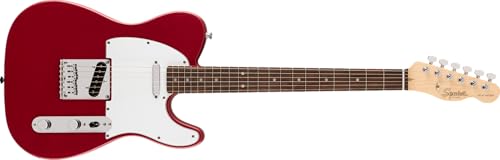 Fender Squier Debut Series Telecaster Electric Guitar, Beginner Guitar, 2-Year Warranty, Includes Free Lessons, Dakota Red with Satin Urethane Finish