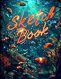 Sketch Book: Ocean Cover vol.1, Notebook for Drawing, Writing, Sketching, Doodling and Painting, Size 8.5x11 Inches, 120 Pages. Have fun.: Sketchbook for artists