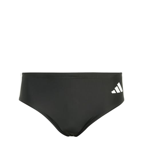 (-68%) Adidas Men's 3 Stripes Swim Trunks, Black/White, XS Short