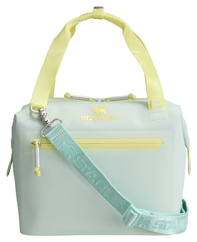 Stanley All Day Julienne Mini Soft Cooler Bag and Lunch Box 7.4 Quarts | 10 Can Cooler with Handles and Strap | Stays Cold for Hours | Insulated Travel Bag with Zipper | BPA-Free | Mist