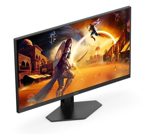 AOC 24G4XED 24 Zoll FHD Gaming Monitor, 180Hz, Fast IPS Panel, 1ms GtG, HDR10, G-Sync Compatible, Lautsprecher,(1920x1080 HDMI 2X 2.0 DP 1x 1.4) Schwarz