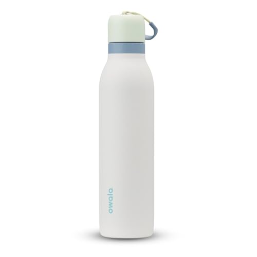 (-23%) Owala FreeSip Twist - Stainless Steel - 24-oz. - Green/White (Iced Breeze) (Amazon)