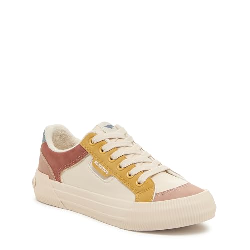 Rocket Dog Women's Cheery Sneaker, Block Tan Combo, 9.5