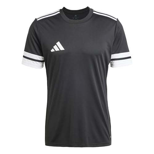(-30%) adidas Herren Squadra25 Jersey Short Sleeve Shirt, Black/White, M