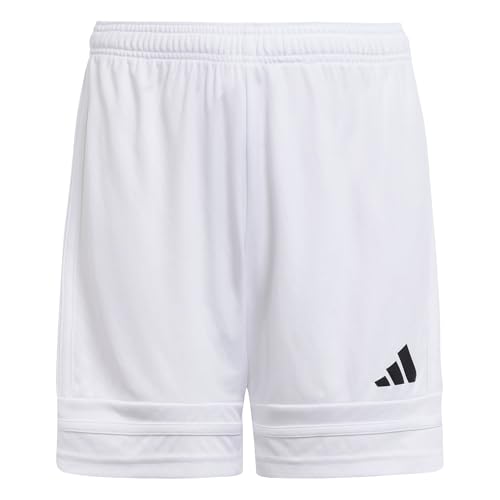 (-35%) adidas Unisex Kinder Squadra25 Short Kids Shorts, White/White/Black, 7-8 Years